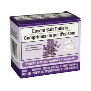 Epsom Salt Tablets Lavender 2 boxes